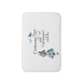 Alice im Wunderland-neugierigere Badematte (Vorderseite Vertikal)