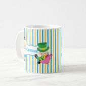 Alice im Wunderland Niedlich Kids Monogram Tee Par Kaffeetasse (Vorderseite Links)