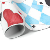 Alice im Wunderland Niedliche Schleifpapier Geschenkpapier (Rolleneckpunkt)