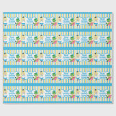 Alice im Wunderland Niedlicher benutzerdefinierter Geschenkpapier (Flach)