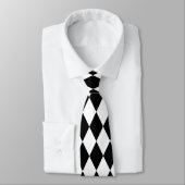 Alice im Wunderland Niedliches Diamantmuster Krawatte (Gebunden)