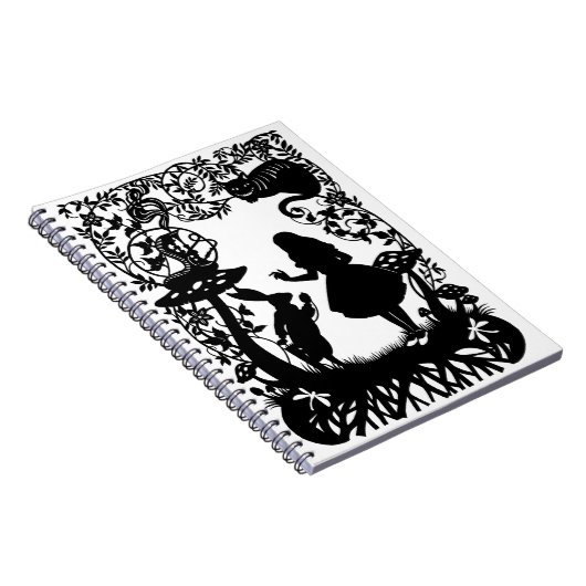 Alice im Wunderland Notizblock (Rechte Seite)