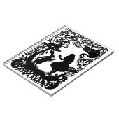 Alice im Wunderland Notizblock (Linke Seite)