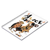 ALICE IM WUNDERLAND NOTIZBLOCK (Linke Seite)