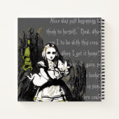 Alice im Wunderland Notizblock (Rückseite)