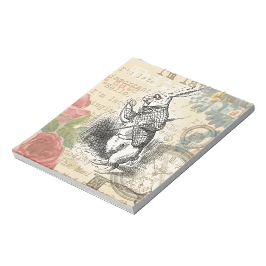 Alice im Wunderland Notizblock (Rotiert)