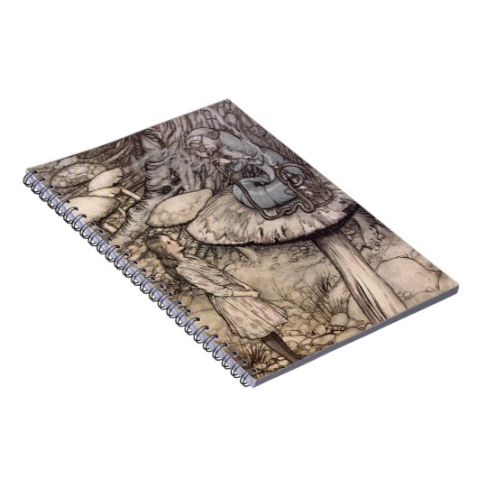 Alice im Wunderland Notizblock (Rechte Seite)