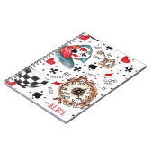 Alice im Wunderland Notizblock (Linke Seite)