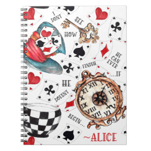 Alice im Wunderland Notizblock
