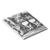 Alice im Wunderland Notizblock (angewinkelt)