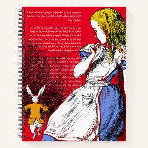 Alice im Wunderland Notizblock