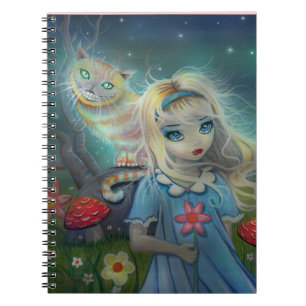 Alice im Wunderland Notizbuch Notizblock