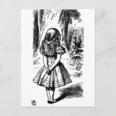 Alice im Wunderland - Originalbild Postkarte (Vorderseite)