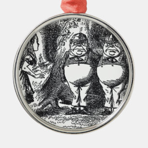 Alice im Wunderland Ornament Aus Metall