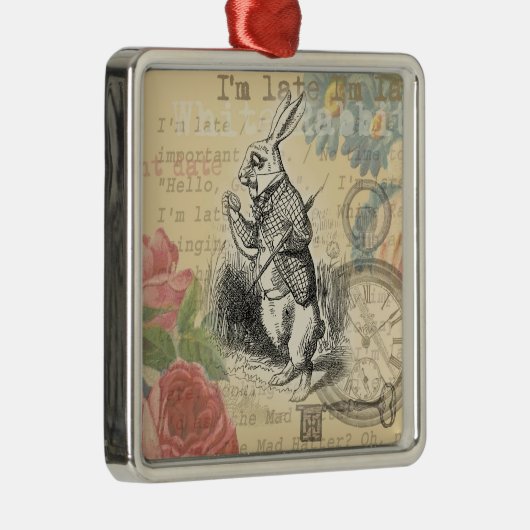 Alice im Wunderland Ornament Aus Metall (Rechts)