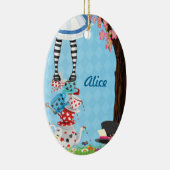 Alice im Wunderland-Oval-Verzierung Keramikornament (Rechts)