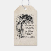 Alice im Wunderland Packung mit 10 Imitate Pergame Geschenkanhänger (Vorderseite)