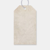 Alice im Wunderland Packung mit 10 Imitate Pergame Geschenkanhänger (Rückseite)