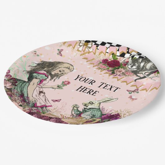 Alice im Wunderland Paper Teller (Schrägansicht)