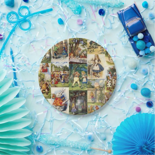 Alice im Wunderland-Papierplatte Pappteller (Party)