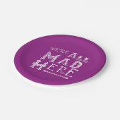 Alice im Wunderland Papierplatte waren alle Mad hi Pappteller (Schrägansicht)