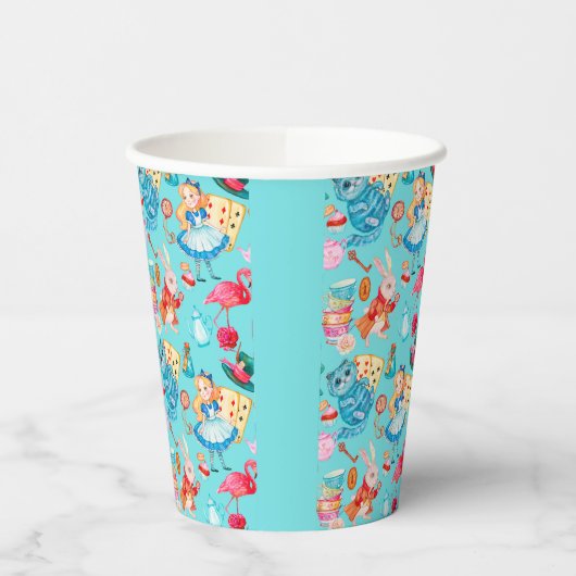 Alice im Wunderland Pappbecher (Links)