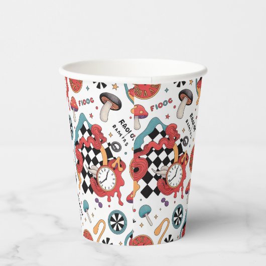 Alice im Wunderland Pappbecher (Rechts)