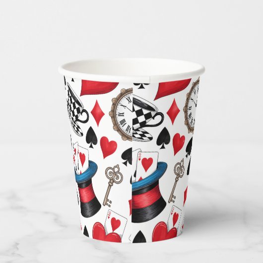 Alice im Wunderland Pappbecher (Rechts)