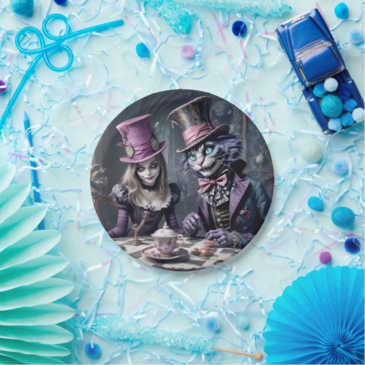 Alice im Wunderland Pappteller (Party)