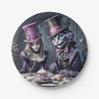 Alice im Wunderland Pappteller