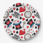 Alice im Wunderland Pappteller (Vorderseite)