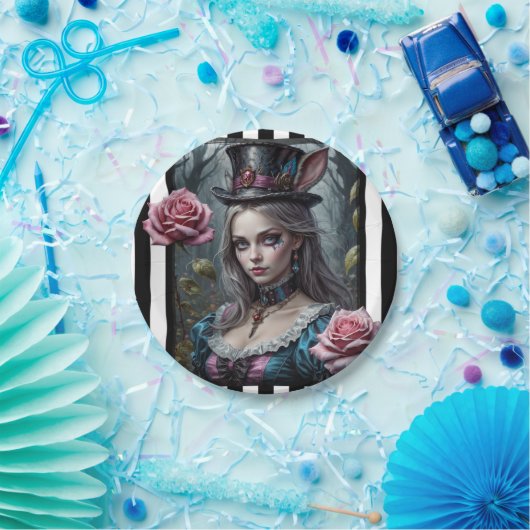 Alice im Wunderland Pappteller (Party)