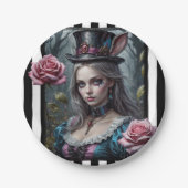 Alice im Wunderland Pappteller (Vorderseite)