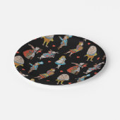 Alice im Wunderland Pappteller (Schrägansicht)