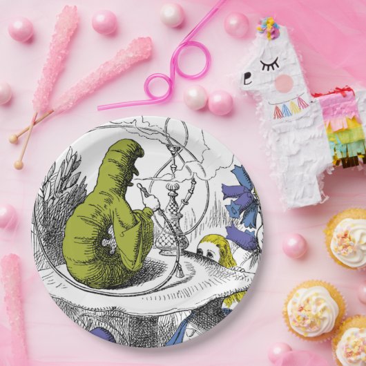 Alice im Wunderland Pappteller (Party)