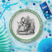 Alice im Wunderland Party - Alice und das Kitten Pappteller (Party)