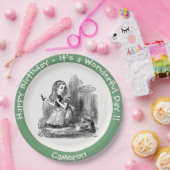 Alice im Wunderland Party - Alice und das Kitten Pappteller (Party)