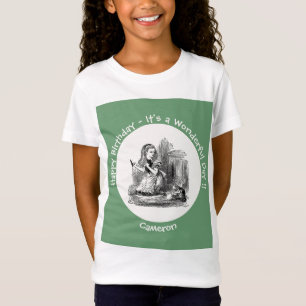 Alice im Wunderland Party - Alice und das Kitten T-Shirt