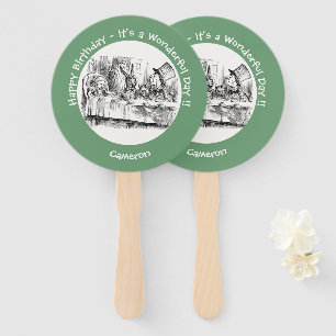 Alice im Wunderland Party - Mad Hatters Tea Party Fächer