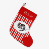 Alice im Wunderland Personalisierter Strumpf Kleiner Weihnachtsstrumpf (Vorderansicht (hängend))