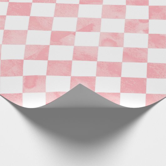 Alice im Wunderland Pink Wrapping Paper Geschenkpapier (Ecke)