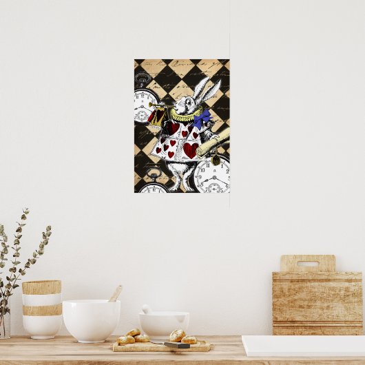 Alice im Wunderland-Plakatwerbung Poster (Küche)