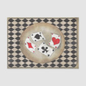 Alice im Wunderland Playing Cards Tissue Seidenpapier (Vorderseite)