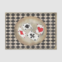 Alice im Wunderland Playing Cards Tissue