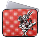 Alice im Wunderland Polka Dots Laptopschutzhülle (Vorderseite)