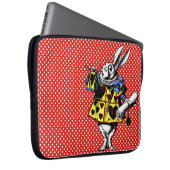 Alice im Wunderland Polka Dots Laptopschutzhülle (Vorne Rechts)