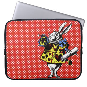 Alice im Wunderland Polka Dots Laptopschutzhülle