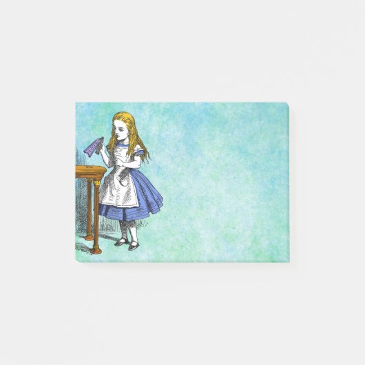 Alice im Wunderland Post-it Klebezettel (Vorderseite)