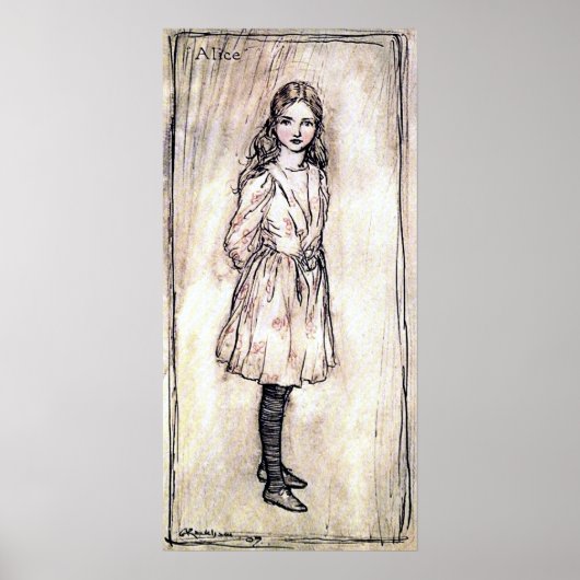 Alice im Wunderland Poster (Vorne)