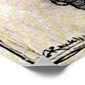 Alice im Wunderland Poster (Ecke)